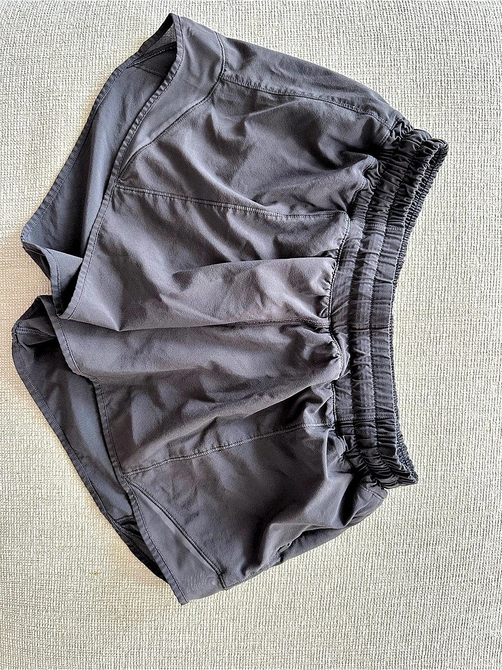 Lululemon Track That Mid-Rise Short 3" Gray